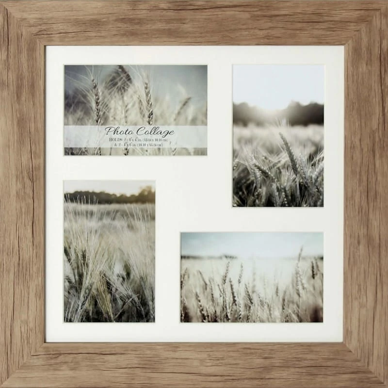 Driftwood Farmhouse With Matted Frame, 12" 3 Driftwood Farmhouse With Matted Frame, 12"