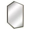 Elongated Hexagon Wall Mirror, 22x31 1 Elongated Hexagon Wall Mirror, 22x31 -Athome Sales elongated hexagon wall mirror 22x31 1