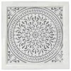 Embossed Grey Metal & Wooden Medallion Wall Decor, 12" -Athome Sales embossed grey metal wooden medallion wall decor 12
