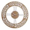 Etched Wooden Wall Clock, 24" 1 Etched Wooden Wall Clock, 24" -Athome Sales etched wooden wall clock 24