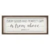 Every Good & Perfect Gift Is From Above Wall Sign, 20x8 -Athome Sales every good perfect gift is from above wall sign 20x8 1