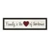 Family Is The Heart Of The Home Wall Sign, 8x30 -Athome Sales family is the heart of the home wall sign 8x30 1