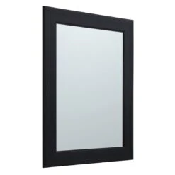 Flat Black Framed Wall Mirror, 22x28 7 Flat Black Framed Wall Mirror, 22x28 -Athome Sales flat black framed wall mirror 22x28 2