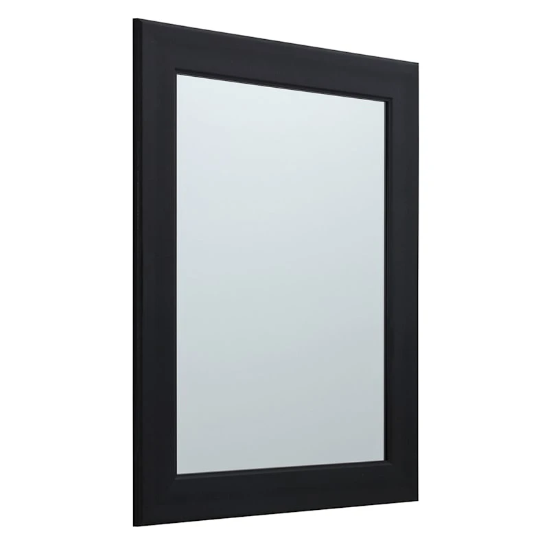 Flat Black Framed Wall Mirror, 22x28 4 Flat Black Framed Wall Mirror, 22x28 - Image 2
