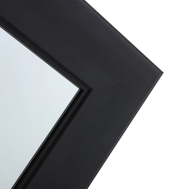 Flat Black Framed Wall Mirror, 22x28 5 Flat Black Framed Wall Mirror, 22x28 - Image 3