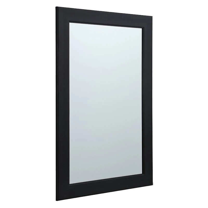 Flat Black Framed Wall Mirror, 24x36 4 Flat Black Framed Wall Mirror, 24x36 - Image 2