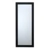 Flat Black Framed Wall Mirror, 24x58 1 Flat Black Framed Wall Mirror, 24x58 -Athome Sales flat black framed wall mirror 24x58 1