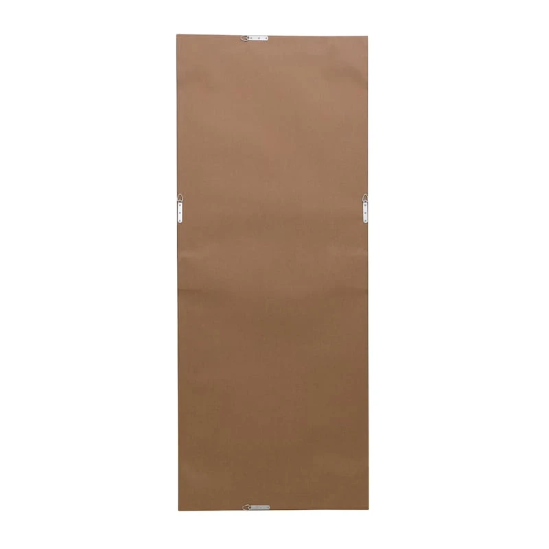 Flat Black Framed Wall Mirror, 24x58 4 Flat Black Framed Wall Mirror, 24x58 - Image 2