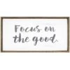 Focus On The Good Wood Wall Sign, 20x10 -Athome Sales focus on the good wood wall sign 20x10 1