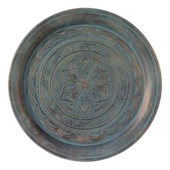 Found & Fable Metal Embossed Decorative Wall Decor, 15"