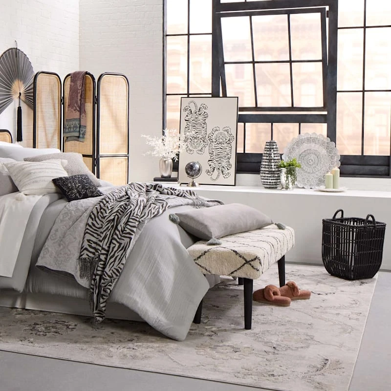 Found & Fable Silver Hammered Metal Wall Decor, 22" 5 Found & Fable Silver Hammered Metal Wall Decor, 22" - Image 3