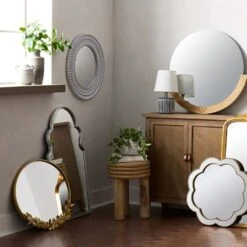 Found & Fable Silver Ornate Wall Mirror, 20x36 9 Found & Fable Silver Ornate Wall Mirror, 20x36 -Athome Sales found fable silver ornate wall mirror 20x36 3