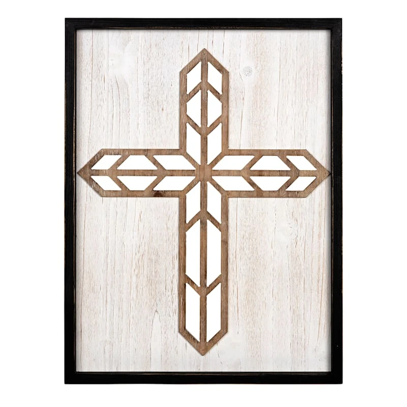 Framed Cross Wall Art, 15x20 3 Framed Cross Wall Art, 15x20
