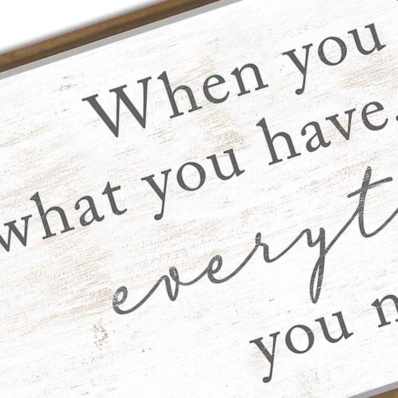 Framed Everything You Need Textured Canvas Wall Art, 18x36 4 Framed Everything You Need Textured Canvas Wall Art, 18x36 - Image 2