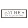 Framed Gather Here With Grateful Hearts Textured Wall Sign, 12x36 -Athome Sales framed gather here with grateful hearts textured wall sign 12x36 1