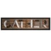 Framed Gather Raised Wood Wall Sign, 12x48 1 Framed Gather Raised Wood Wall Sign, 12x48 -Athome Sales framed gather raised wood wall sign 12x48 1