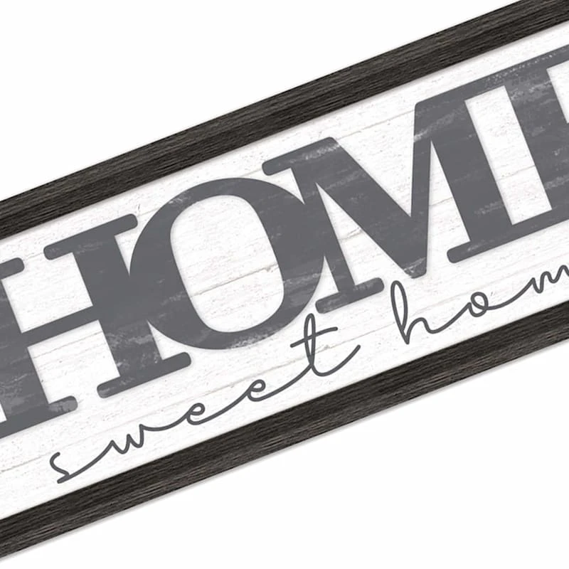 Framed Home Sweet Home Textured Wall Sign, 8x30 4 Framed Home Sweet Home Textured Wall Sign, 8x30 - Image 2