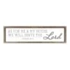 Framed Serve The Lord Wall Sign, 8x30 -Athome Sales framed serve the lord wall sign 8x30 1
