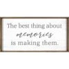 Framed The Best Thing About Memories Is Making Canvas Wall Sign, 18x36 2 Framed The Best Thing About Memories Is Making Canvas Wall Sign, 18x36 -Athome Sales framed the best thing about memories is making canvas wall sign 18x36 1