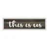 Framed This Is Us Wall Sign, 8x30 1 Framed This Is Us Wall Sign, 8x30 -Athome Sales framed this is us wall sign 8x30 1