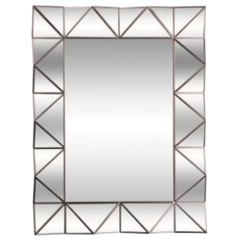 Frameless Grid Wall Mirror, 24x30 3 Frameless Grid Wall Mirror, 24x30