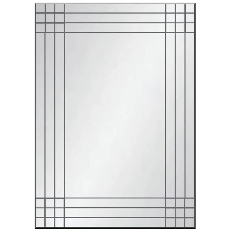 Frameless Wall Mirror, 20x28 3 Frameless Wall Mirror, 20x28