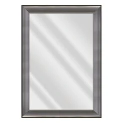 Gina Gunmetal Wall Mirror, 31x43