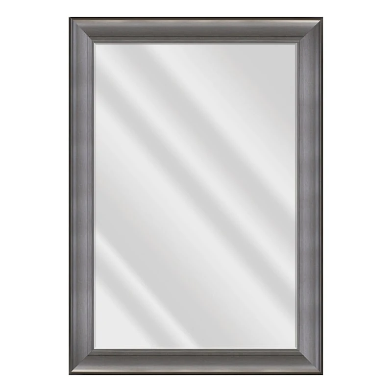 Gina Gunmetal Wall Mirror, 31x43 3 Gina Gunmetal Wall Mirror, 31x43