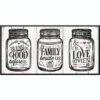 Glass Framed Food, Family, Love Wall Sign, 15x8 1 Glass Framed Food, Family, Love Wall Sign, 15x8 -Athome Sales glass framed food family love wall sign 15x8 1