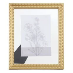 Gold Beaded Float Tabletop Frame, 8x10