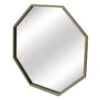 Gold Metal Octagon Wall Mirror, 24" 2 Gold Metal Octagon Wall Mirror, 24" -Athome Sales gold metal octagon wall mirror 24