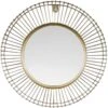 Gold Metal Round Wall Mirror, 16" 2 Gold Metal Round Wall Mirror, 16" -Athome Sales gold metal round wall mirror 16