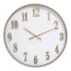 Gold Metal Wall Clock, 24" 1 Gold Metal Wall Clock, 24" -Athome Sales gold metal wall clock 24
