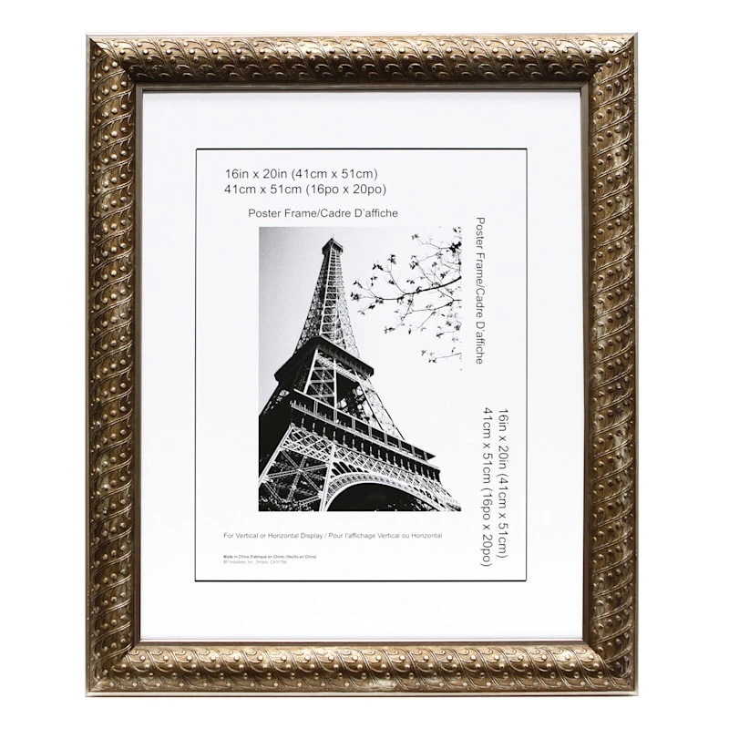 Gold Poster Frame, 16x20 3 Gold Poster Frame, 16x20