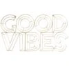 Good Vibes Gold Metal Cutout Wall Sign, 14x25 1 Good Vibes Gold Metal Cutout Wall Sign, 14x25 -Athome Sales good vibes gold metal cutout wall sign 14x25 1