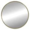 Grace Mitchell Champagne Metal Round Wall Mirror, 35" -Athome Sales grace mitchell champagne metal round wall mirror 35