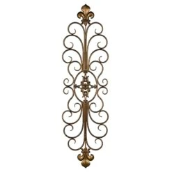 Grace Mitchell Metal Crest Wall Decor, 9x30