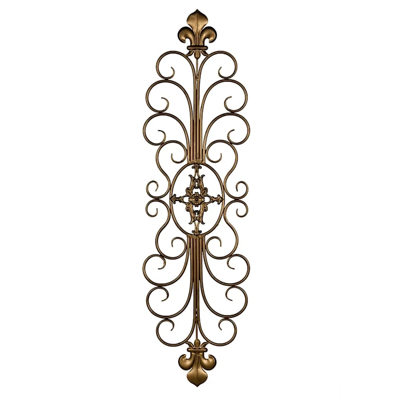 Grace Mitchell Metal Crest Wall Decor, 9x30 3 Grace Mitchell Metal Crest Wall Decor, 9x30