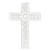 Grace Mitchell White Wooden Wall Cross, 11x16