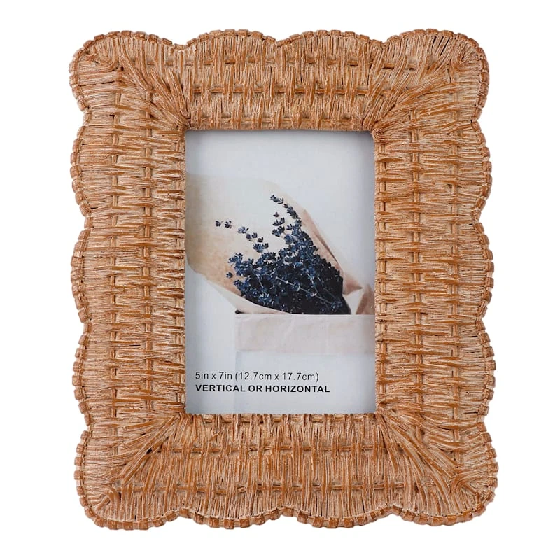 Grace Mitchell Woven-Look Tabletop Photo Frame, 5x7 3 Grace Mitchell Woven-Look Tabletop Photo Frame, 5x7