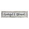 Grateful & Blessed Metal Wall Sign, 27x6 1 Grateful & Blessed Metal Wall Sign, 27x6 -Athome Sales grateful blessed metal wall sign 27x6 1