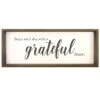Grateful Wooden Wall Sign, 20x8 -Athome Sales grateful wooden wall sign 20x8 1