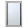 Grey & Black Framed Wall Mirror, 24x36 2 Grey & Black Framed Wall Mirror, 24x36 -Athome Sales grey black framed wall mirror 24x36 1