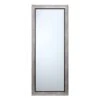 Grey & Black Framed Wall Mirror, 24x58 2 Grey & Black Framed Wall Mirror, 24x58 -Athome Sales grey black framed wall mirror 24x58 1