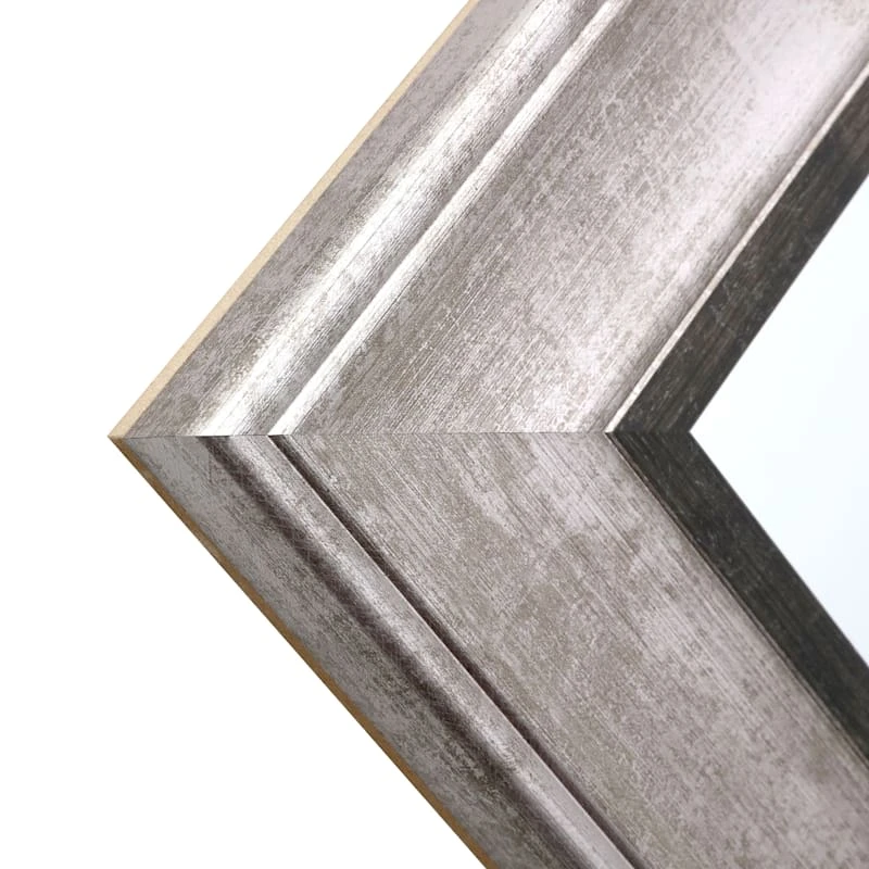 Grey & Black Framed Wall Mirror, 24x58 7 Grey & Black Framed Wall Mirror, 24x58 - Image 5