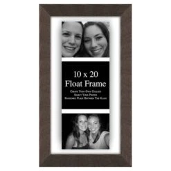Grey Floating Wall Frame, 10x20