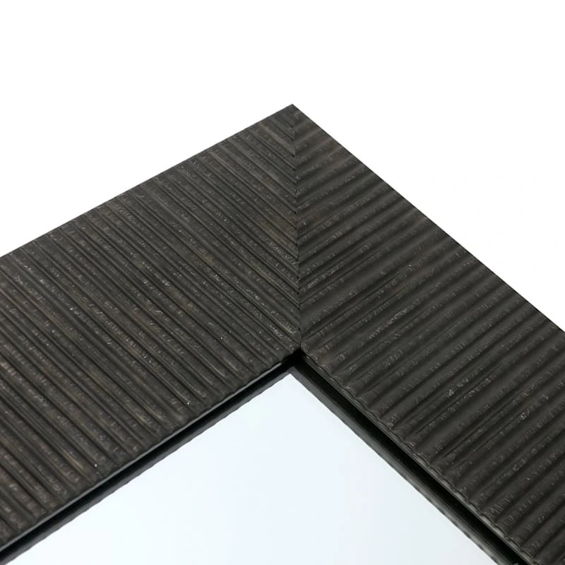 Grey Framed Ornate Wall Mirror, 22x28 5 Grey Framed Ornate Wall Mirror, 22x28 - Image 3