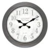 Grey Framed Wall Clock, 30" 2 Grey Framed Wall Clock, 30" -Athome Sales grey framed wall clock 30