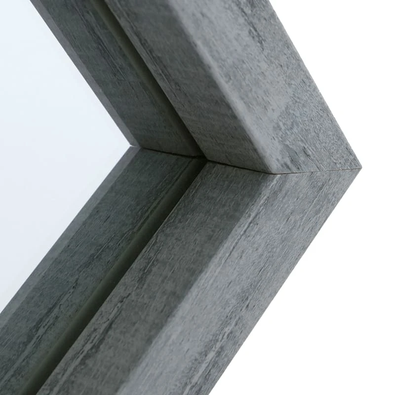 Grey Framed Wall Mirror, 16x20 6 Grey Framed Wall Mirror, 16x20 - Image 4