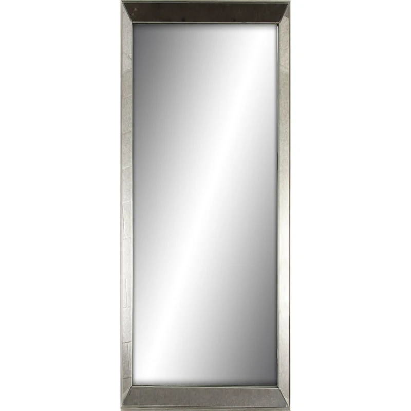 Grey Metal Gallery Mirror, 24x58 3 Grey Metal Gallery Mirror, 24x58